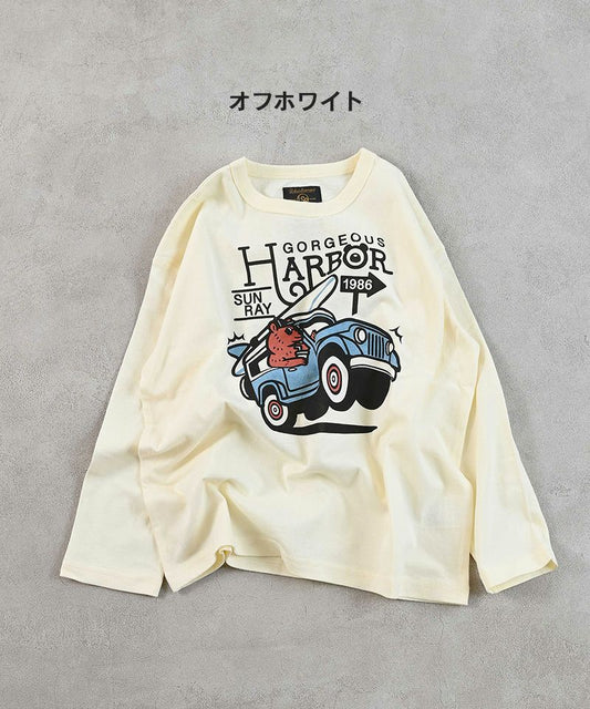GERGOUS HARBOR - Stain-resistant Long Sleeve Tee