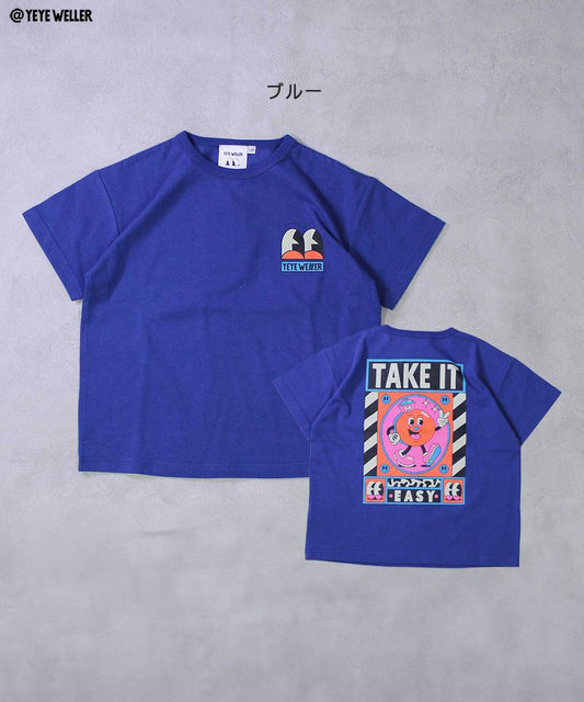 Yeye Weller T-shirt- Blue